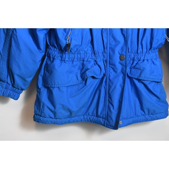 Vintage APS CB Women’s Ski Winter Jacket Coat Snowboard Retro 90’s Blue Size 12 - Picture 2 of 14